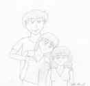 Riku, Ippin (Yavin) and Tanrei (Chibi Yavin)  (14766 bytes)