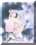 Ben and Yuki take a break from ice skating on Hoth.  Edited from a Miss Rain manga, created by Naoko Takeuchi.   (152410 bytes)