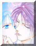 A gorgeous pic of Ben and Yuki about to kiss!!  edited by Kirana (Omwat) from a Yuu Watase pic.   (72371 bytes)